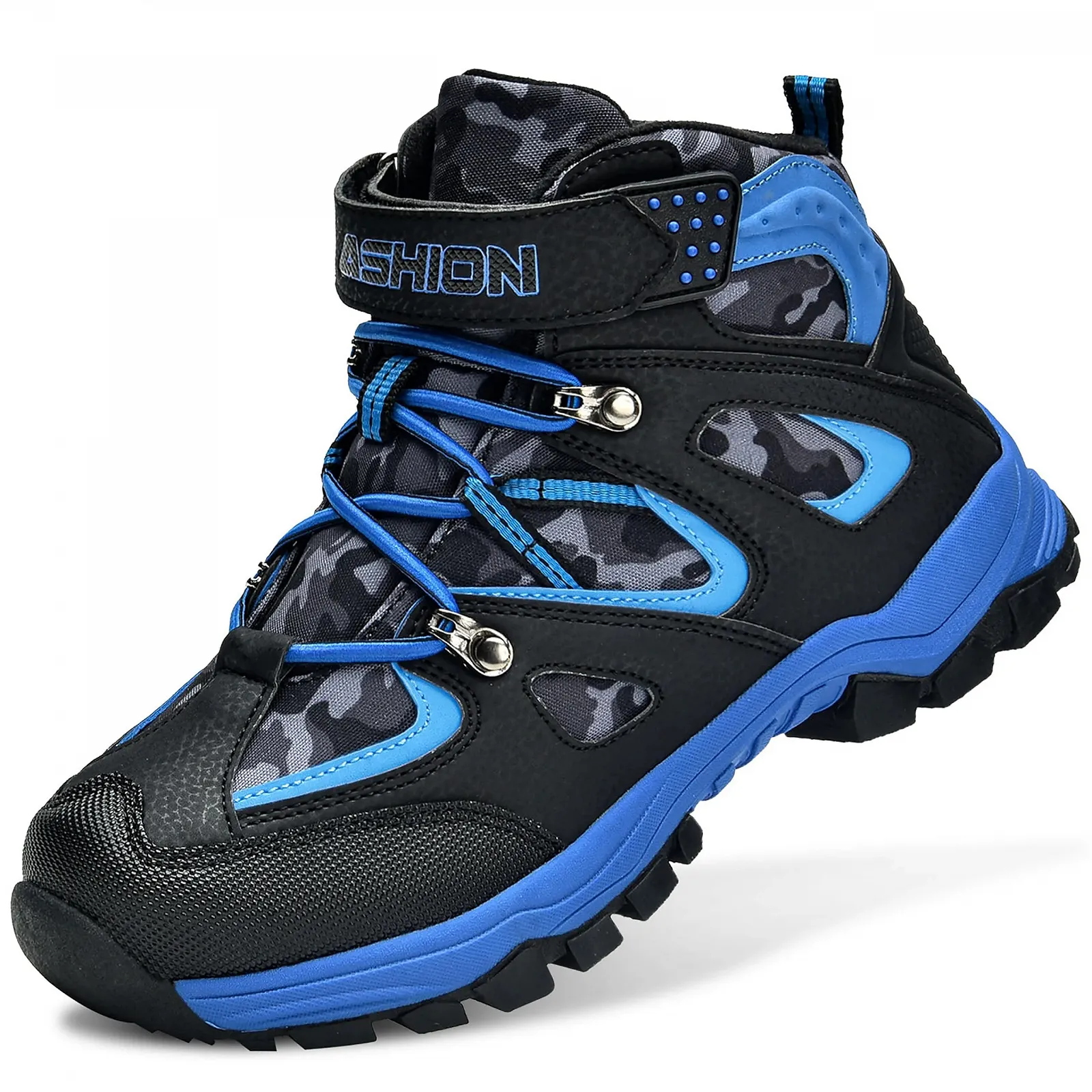 Зимние Ботинки ASHION, Детские Снежные Сапоги для Мальчиков, Зимние Ботинки с Средней Подкладкой, Походные Ботинки, Треккинговые Хлопковые Ботинки, фото №1