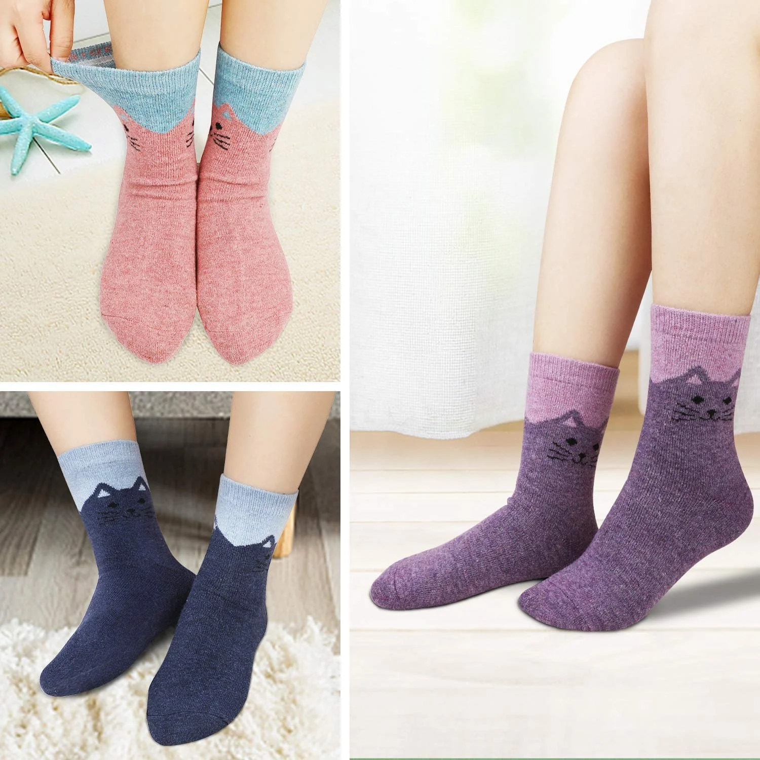 Женские шерстяные носки, фото №5