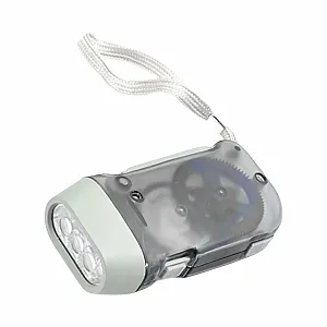 Ліхтар ручний з кривошипом для кемпінгу, ручне виробництво енергії - Фото 1