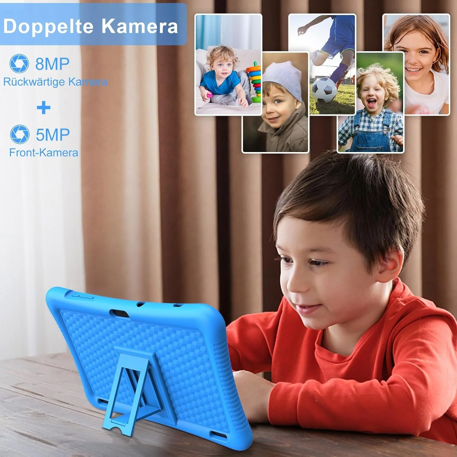 Планшет 10.1" Semeakoko SS10A 3/32Gb 4 ядра Android 14 6000mAh Синій, фото №3