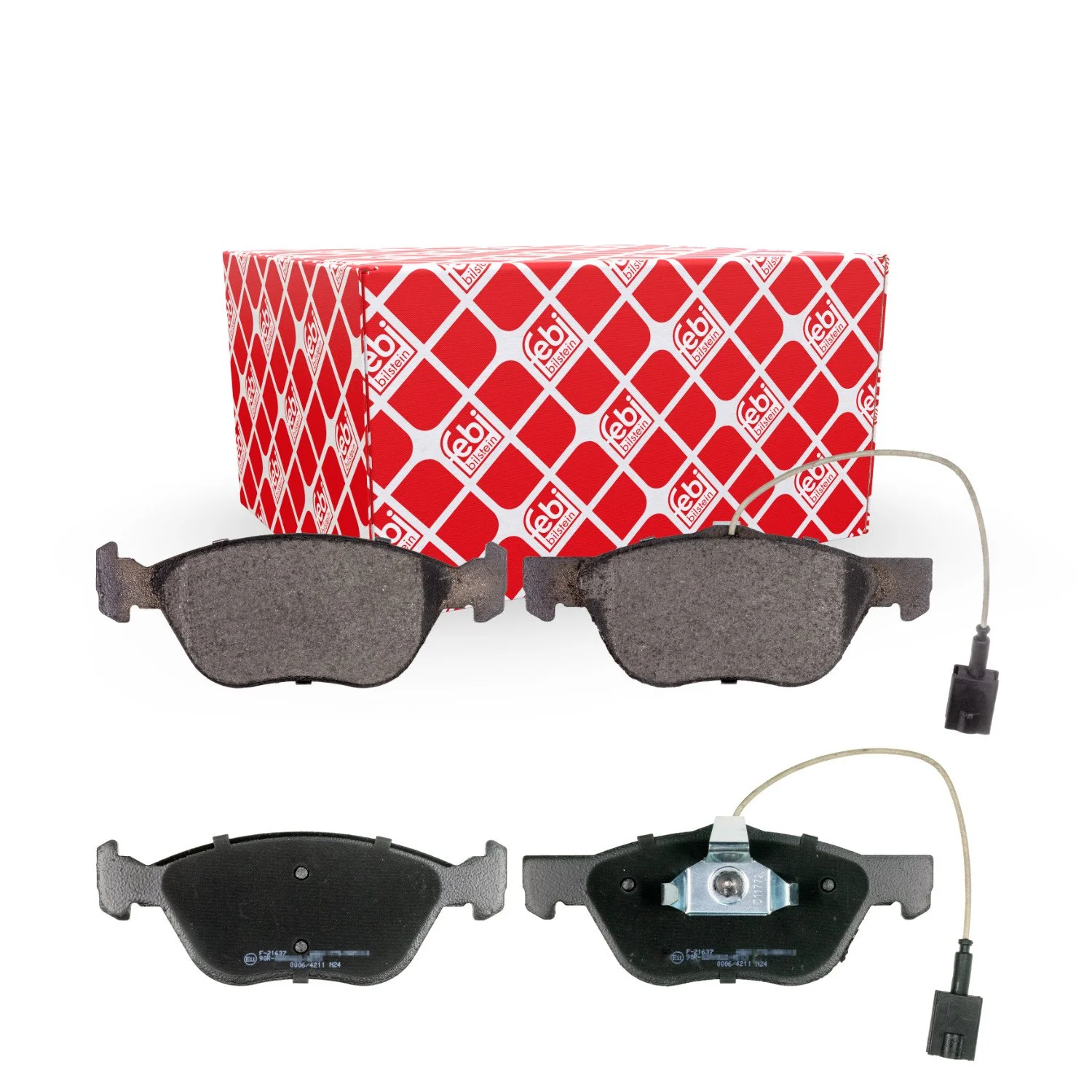 Комплект тормозных колодок, дисковый тормоз FEBI BILSTEIN 16849 для ALFA ROMEO FIAT LANCIA, фото №1