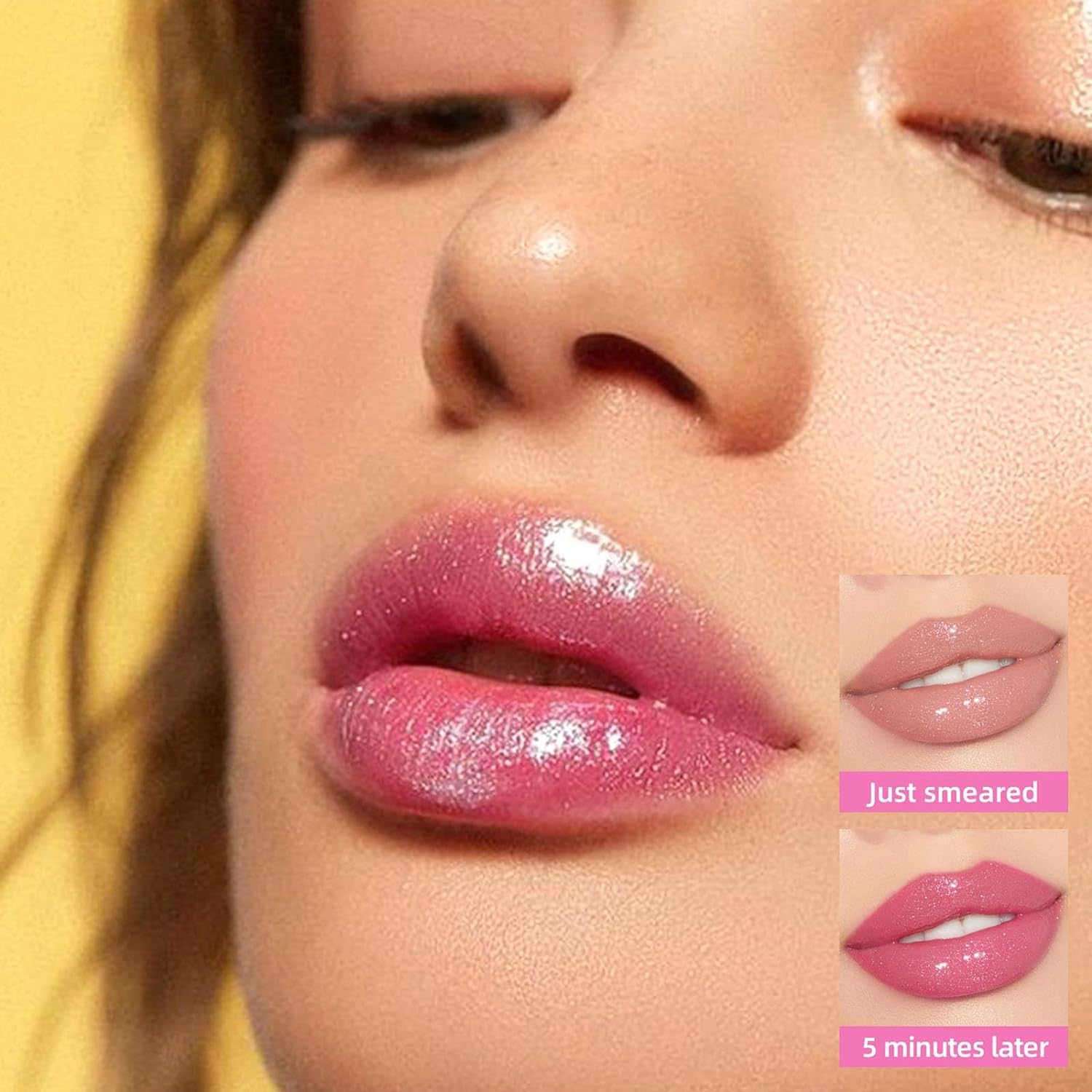 Блиск Boss Up Cosmetics Lip Oil Magic Color Changing Moisturizing Glitter, фото №2