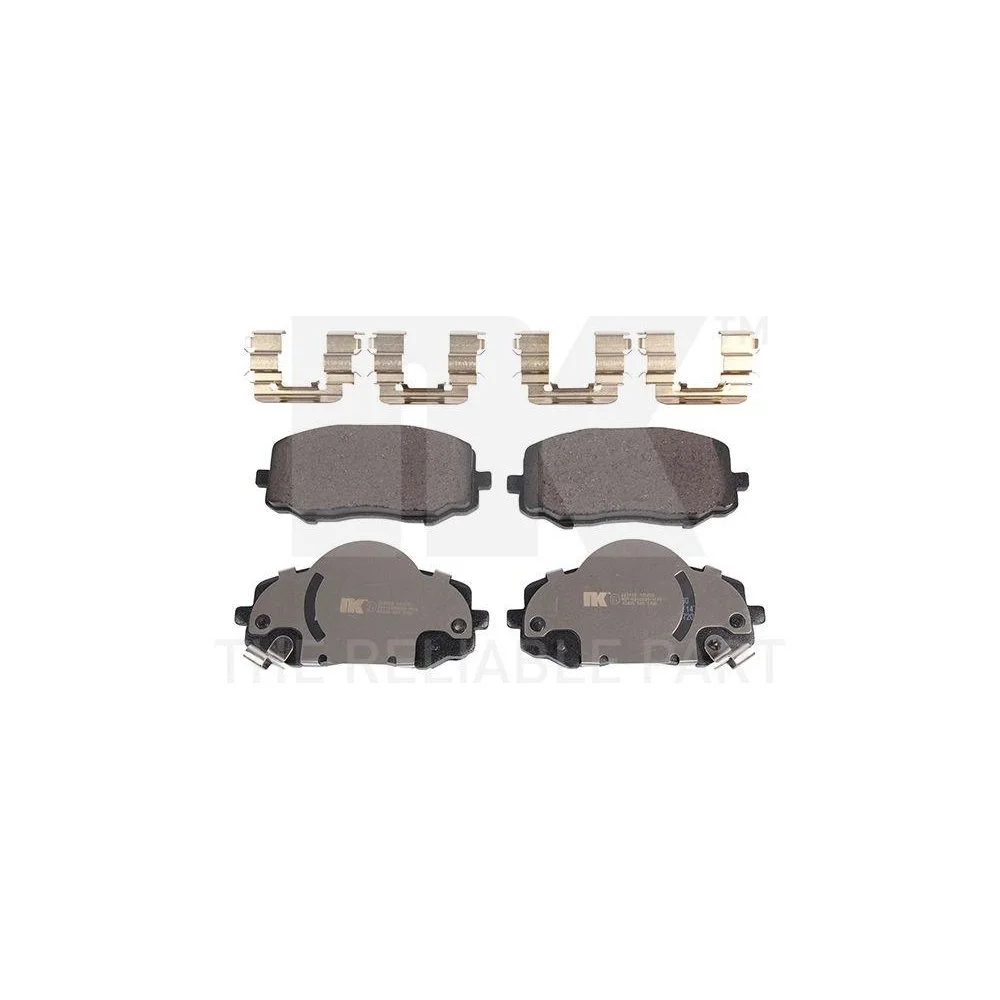 Комплект гальмівних колодок дискового гальма NK 223458 для HYUNDAI передня вісь, фото №1 Комплект гальмівних колодок дискового гальма NK 223458 для HYUNDAI передня вісь, фото №1