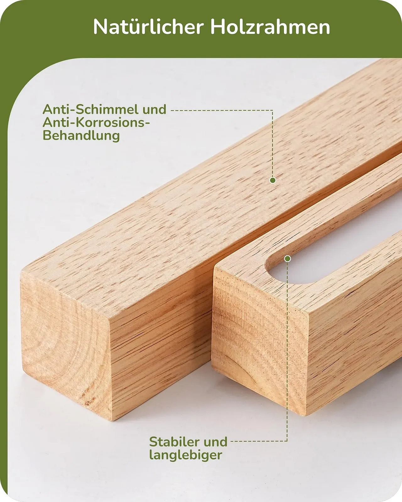 Настільна лампа EDISHINE LED дерев'яна сенсорна з функцією пам'яті димована, фото №6