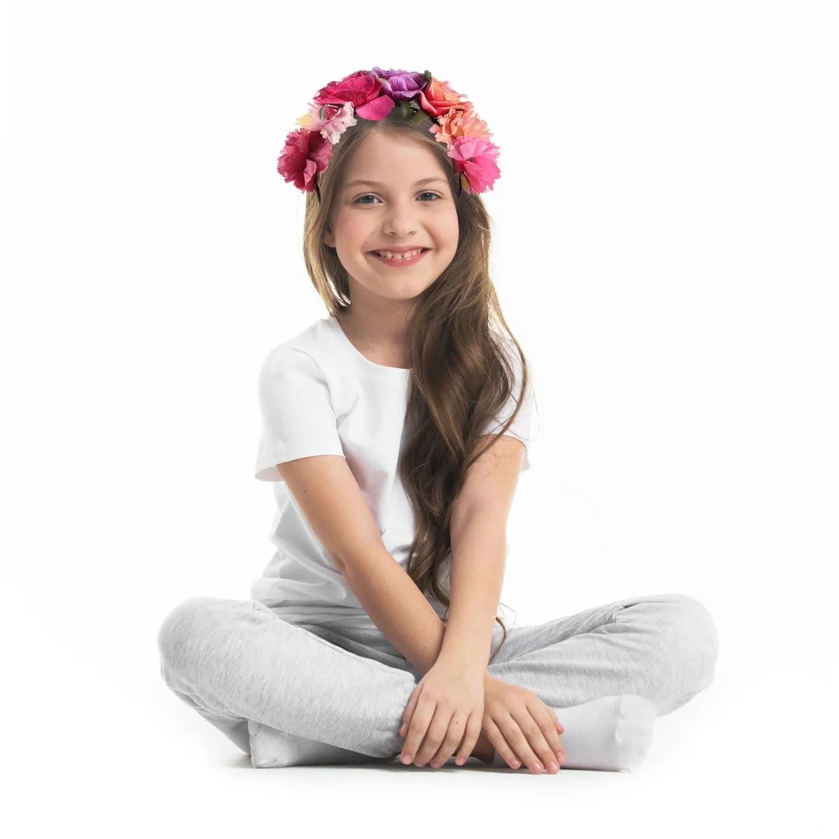 Обруч для волосся з трояндами Healeved, рожевий, 18 x 12 x 7 см, фото №6