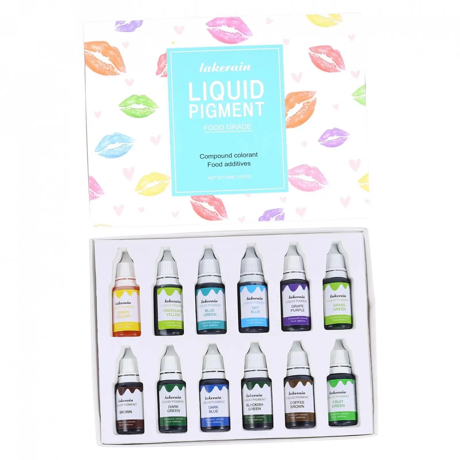 Блиск для губ Outanaya Набір 12 Пігмент DIY Косметичний Бальзам для губ, фото №1 Блиск для губ Outanaya Набір 12 Пігмент DIY Косметичний Бальзам для губ, фото №1