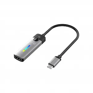 Переходник USB-C M to HDMI F 8K 60Hz LED RGB J5create (JCA157-N) - Фото 1