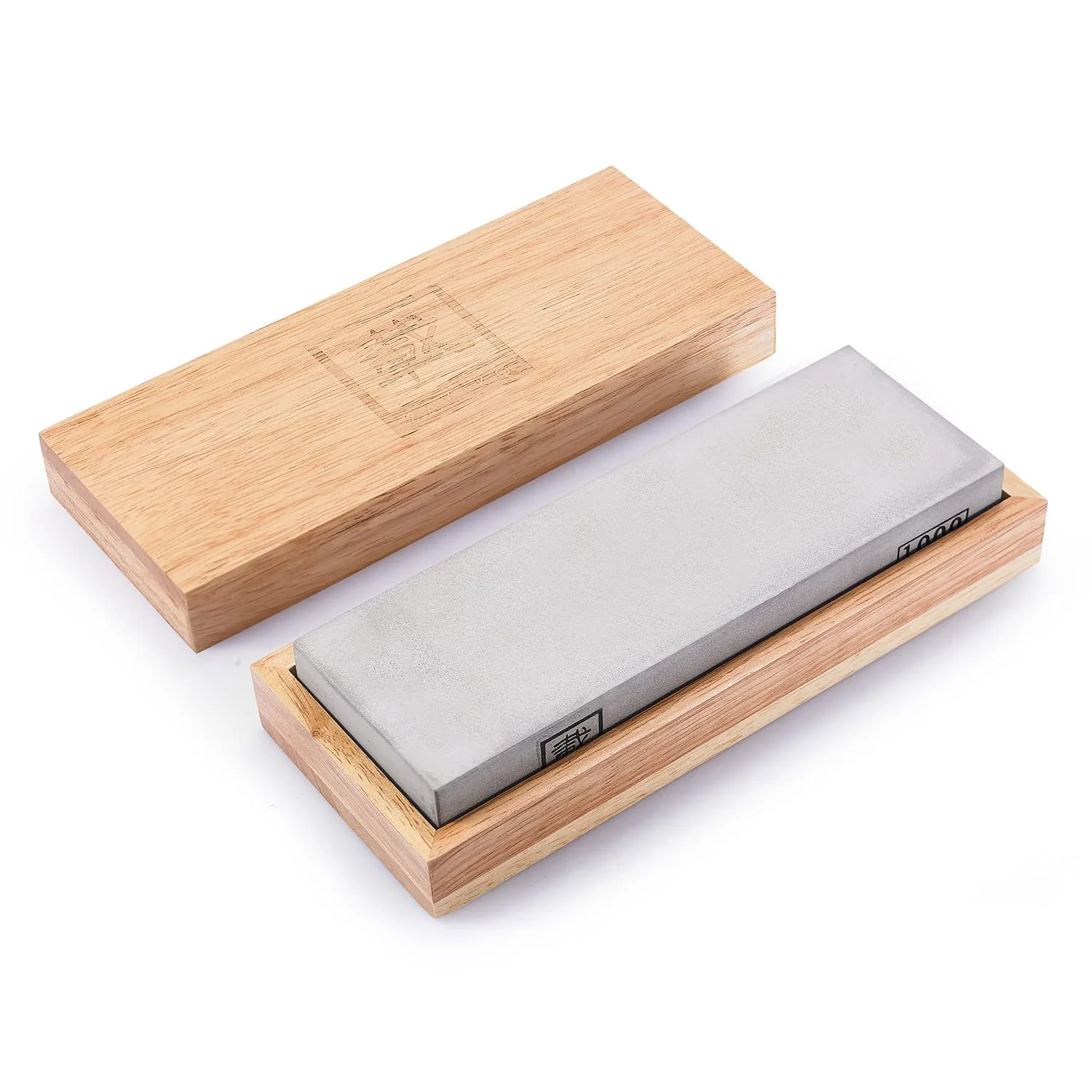 Точильний камінь Zayiko Whetstone 1000 Grit Silicon Carbide у дерев'яній коробці, фото №4