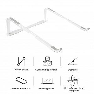 Подставка EVTSCAN для планшета, алюминиевый сплав, складная, портативная, многофункциональная, для книг, ПК, складной металл synthetic.ua - Фото 1