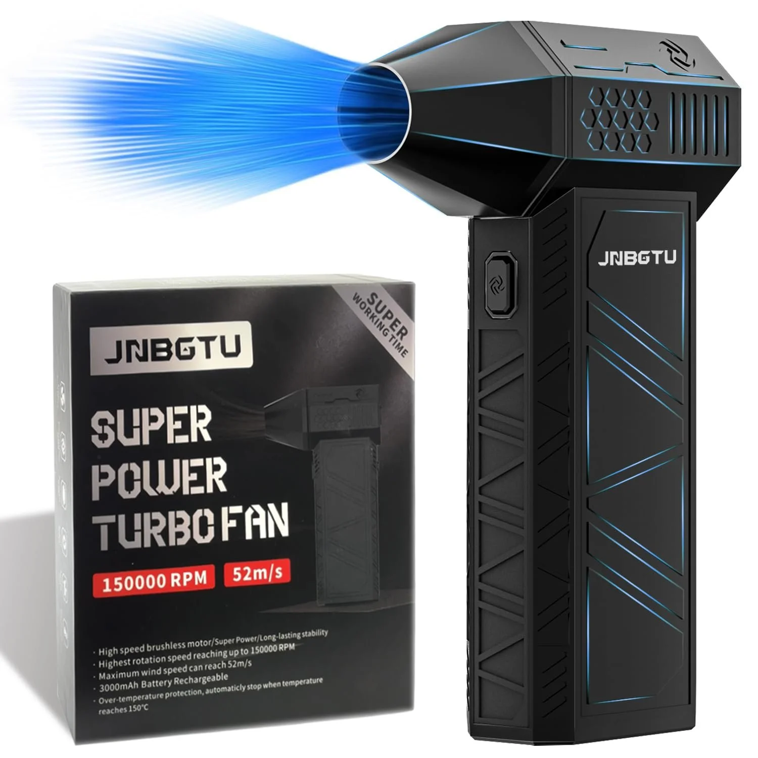 Очиститель сжатым воздухом JNBGTU X3 130000 RPM, фото №1