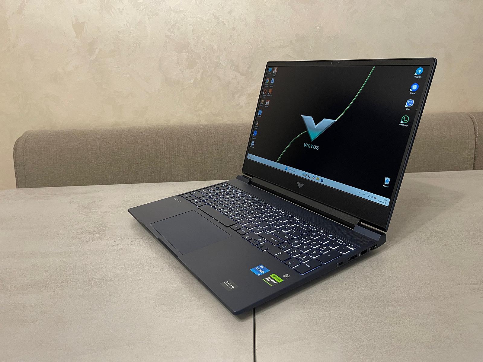 Ноутбук HP Victus 15 15-fa0033dx, 15,6" IPS 144Hz, i5-12450H, 16GB, 512GB, AMD Radeon RTX 3050 4GB, фото №2