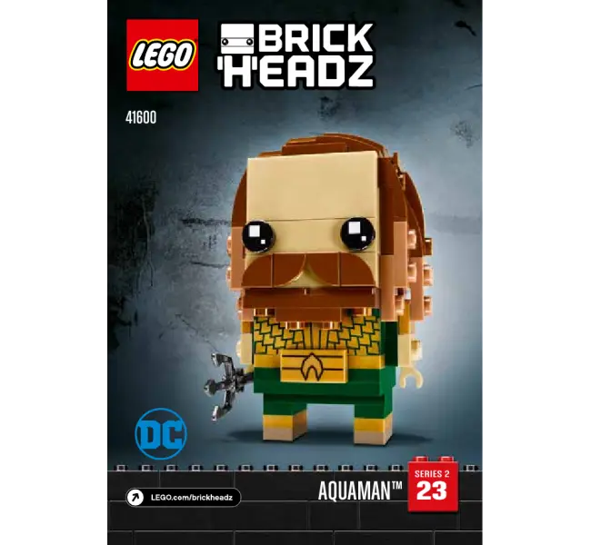 Конструктор LEGO BrickHeadz 41600 Аквамен, фото №1