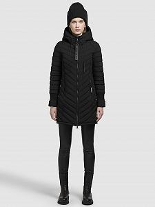 Жіноче зимове пальто khujo Nita3 чорний synthetic.ua - Фото 1