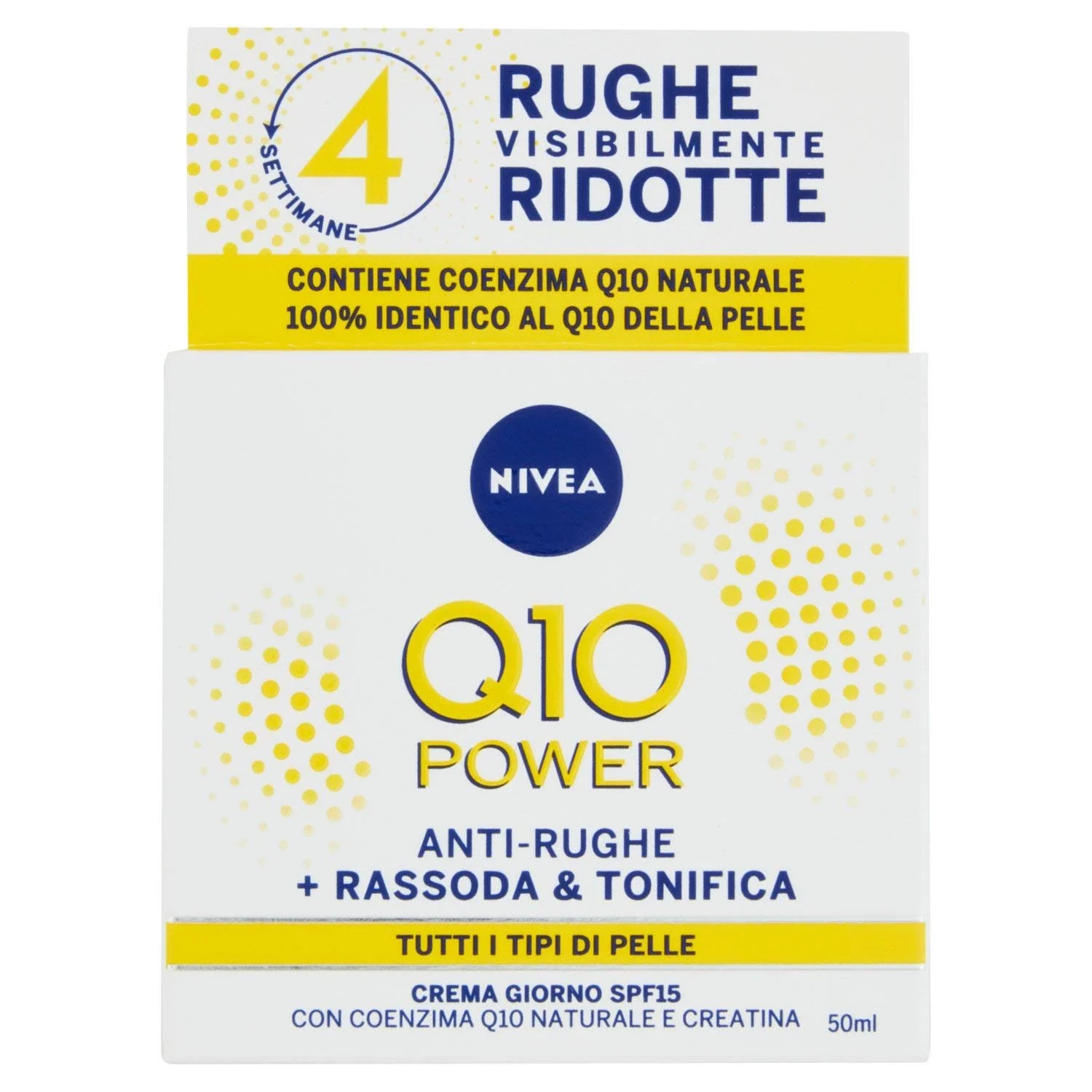 Денний крем проти зморшок Nivea Q10 Plus зміцнюючий SPF 15 50 мл, фото №1 Денний крем проти зморшок Nivea Q10 Plus зміцнюючий SPF 15 50 мл, фото №1