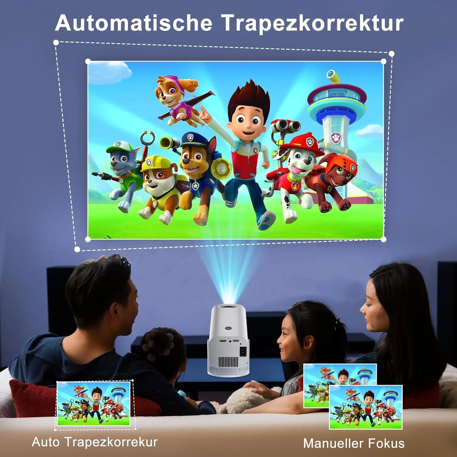 Проектор Eroshoo P330 Full HD WiFi Bluetooth Android 11, фото №4