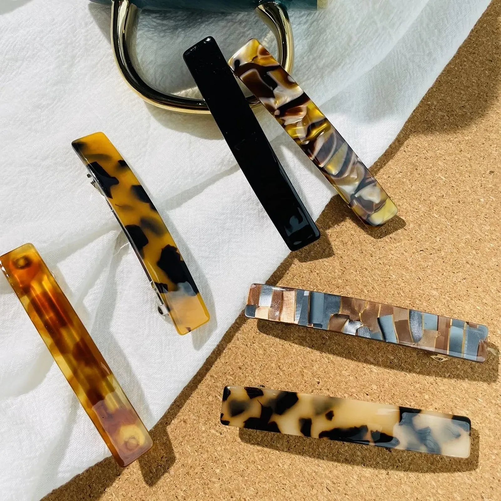 Набор заколок для волос 6 шт Französische Haarklammern Черепаховый цвет, фото №9 Набор заколок для волос 6 шт Französische Haarklammern Черепаховый цвет, фото №9