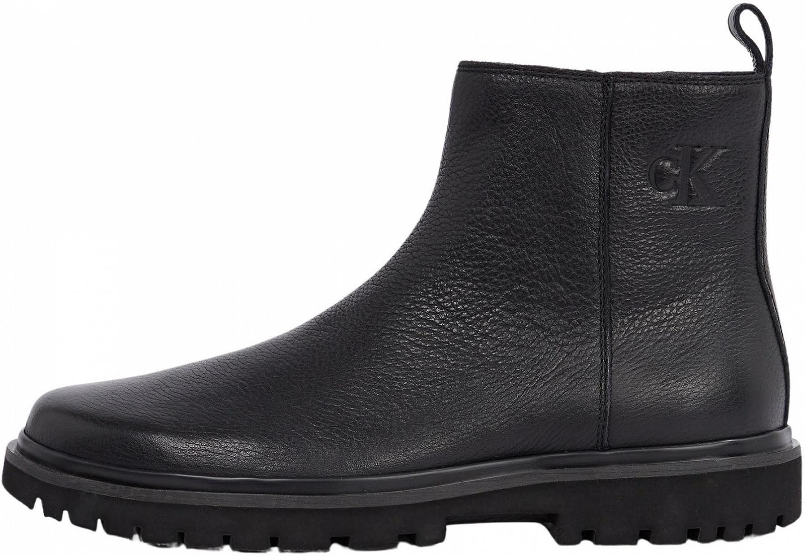 Челси Ботинки Calvin Klein Eva Mid Chelsea Zip Boot Tumbled Ym0ym01173, фото №1
