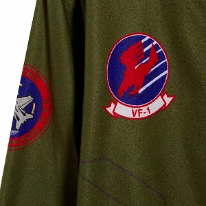 Детская пижама-комбинезон из флиса Top Gun Maverick, костюм пилота synthetic.ua - Фото 1