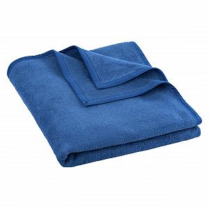 Одеяло Clinotest 150 x 200 см, голубое, мягкое одеяло из хлопковой смеси, дышащее и легкое в чистке, как одеяло для дивана или покрывало - Фото 1