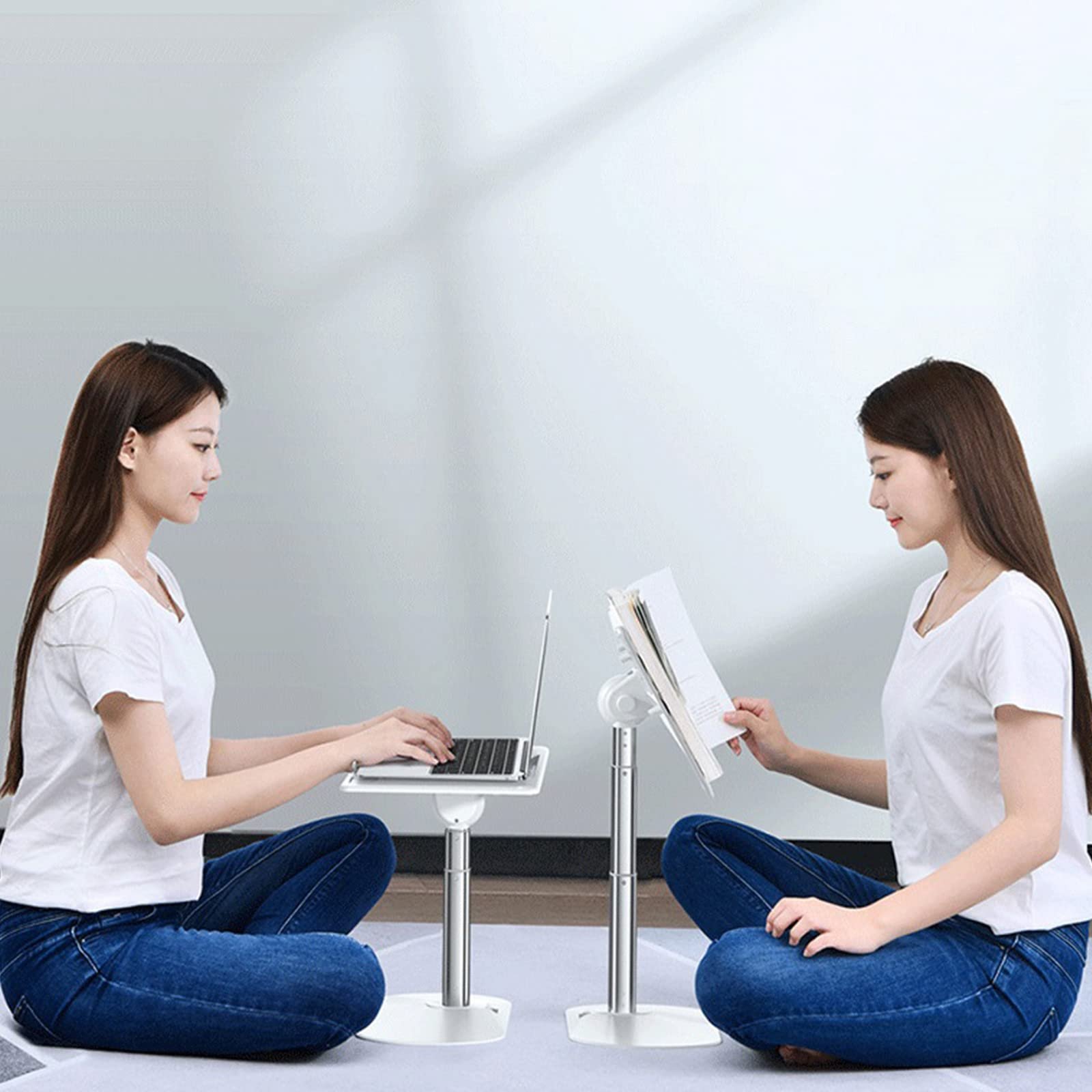 Портативна Підставка для Ноутбука Регульована Алюмінієва для 11-17 дюймових Ноутбуків та Планшетів, фото №2 Портативна Підставка для Ноутбука Регульована Алюмінієва для 11-17 дюймових Ноутбуків та Планшетів, фото №2