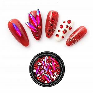 Стрази для нігтів Форми Shiny Glitter Glass Decoration Accessories з коробкою 3x11 мм Кінське око - Фото 1