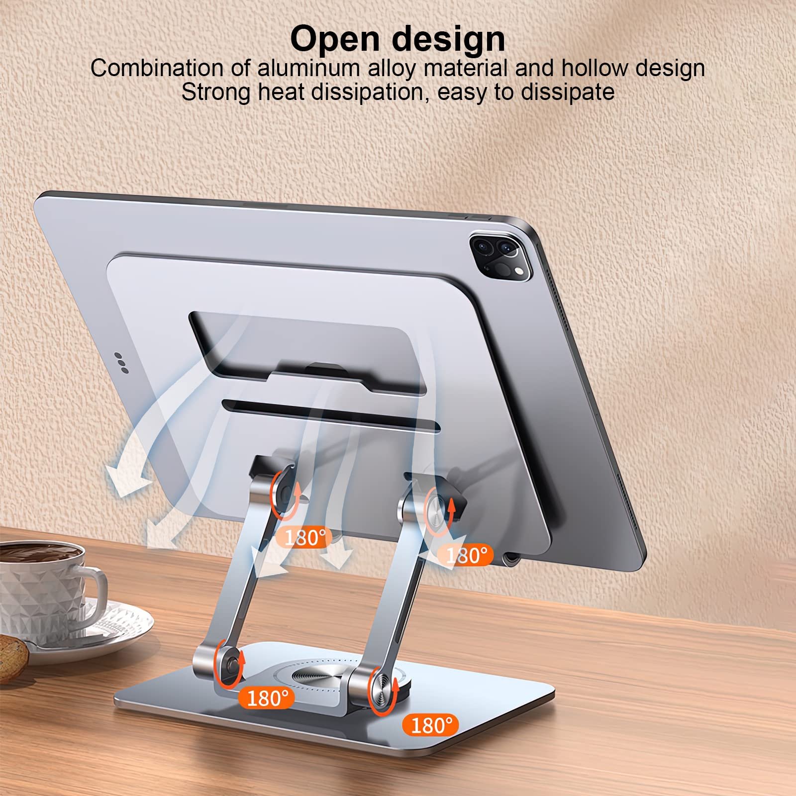 Подставка вращающаяся из алюминиевого сплава для планшетов, 360

Вращающаяся подставка для ноутбука, регулируемая по высоте, складная подставка для ноутбука с вентиляционными отверстиями для ноутбуков до 17 дюймов, фото №4