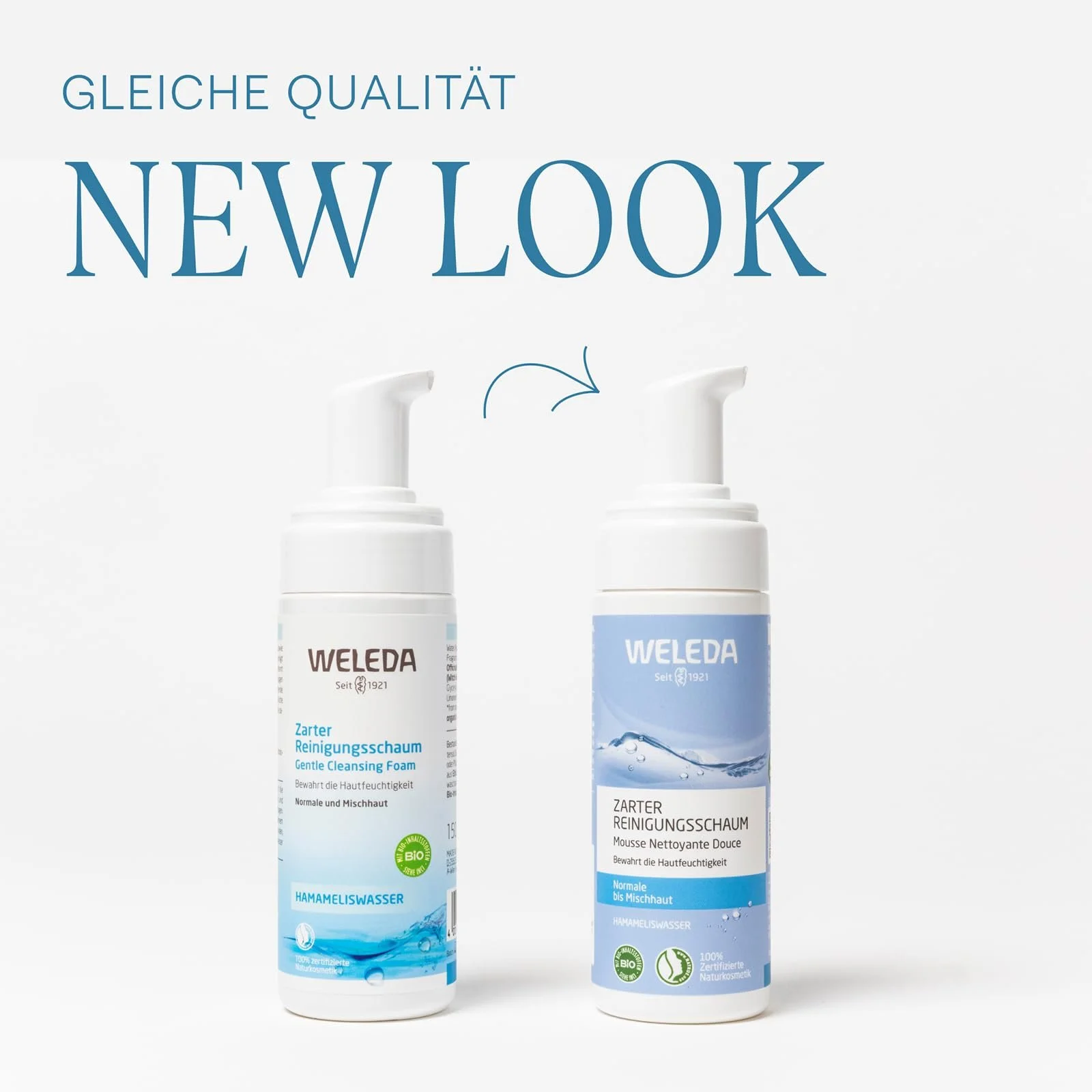 Пінка для вмивання WELEDA Organic Delicate, для нормальної та комбінованої шкіри, 150 мл, фото №6