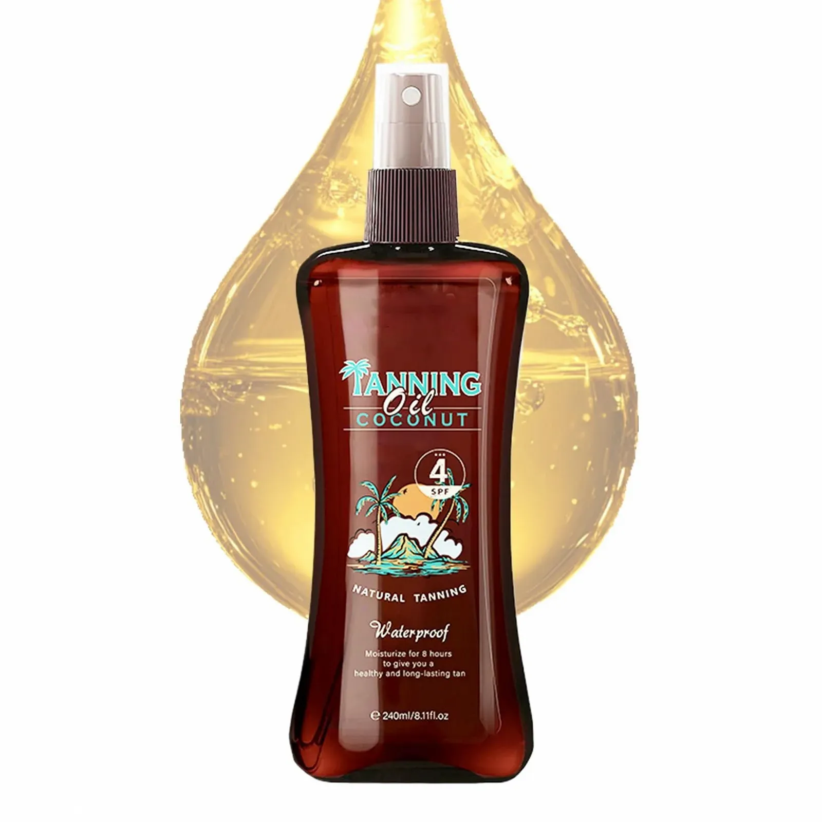 Крем для автозасмаги Зволожуючий Натуральний для тіла 240 мл, фото №1