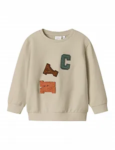 Толстовка NAME IT Nmmnotus LS Nreg Sweat Bru для хлопчиків - Фото 1