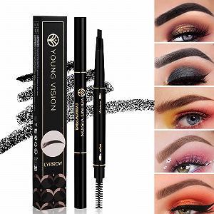 Карандаш Der Wasserfeste Augenbrauenstift Makeup Brow Stylist Definer Zeichnet Winzige Brauenhärchen Und Füllt Spärliche Bereiche Und Lücken Mit Дем Pinsel Auf synthetic.ua - Фото 1