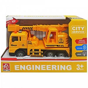 Машинка Строительная инерционная звук свет [tsi233508-TSI] - Фото 1
