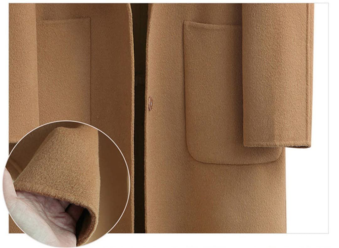 Шерстяное пальто Deepsko Свободный крой Смесовая Зимнее Длинный рукав, фото №3 Шерстяное пальто Deepsko Свободный крой Смесовая Зимнее Длинный рукав, фото №3