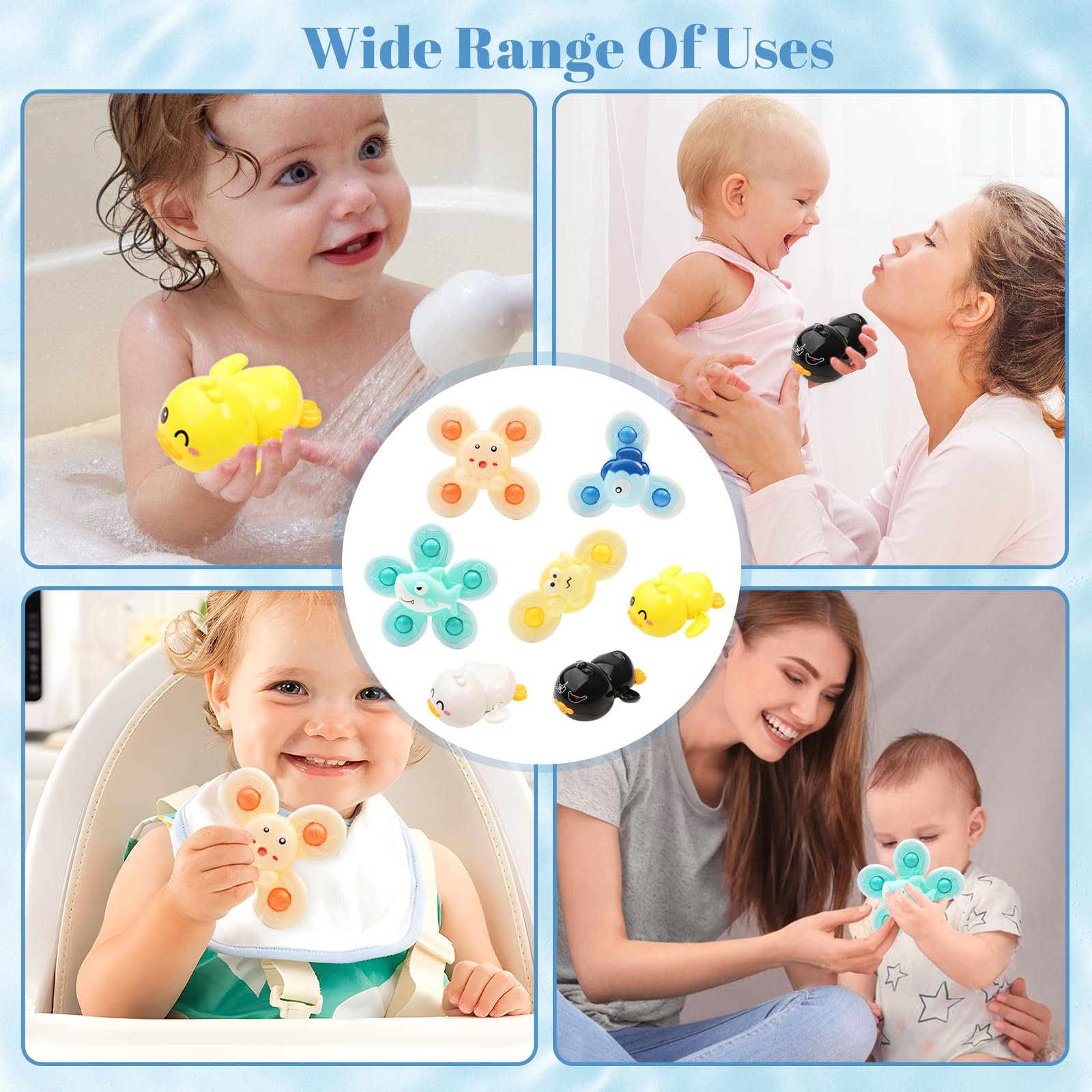 Игрушки для ванны Набор из 7 игрушек для купания, фото №7