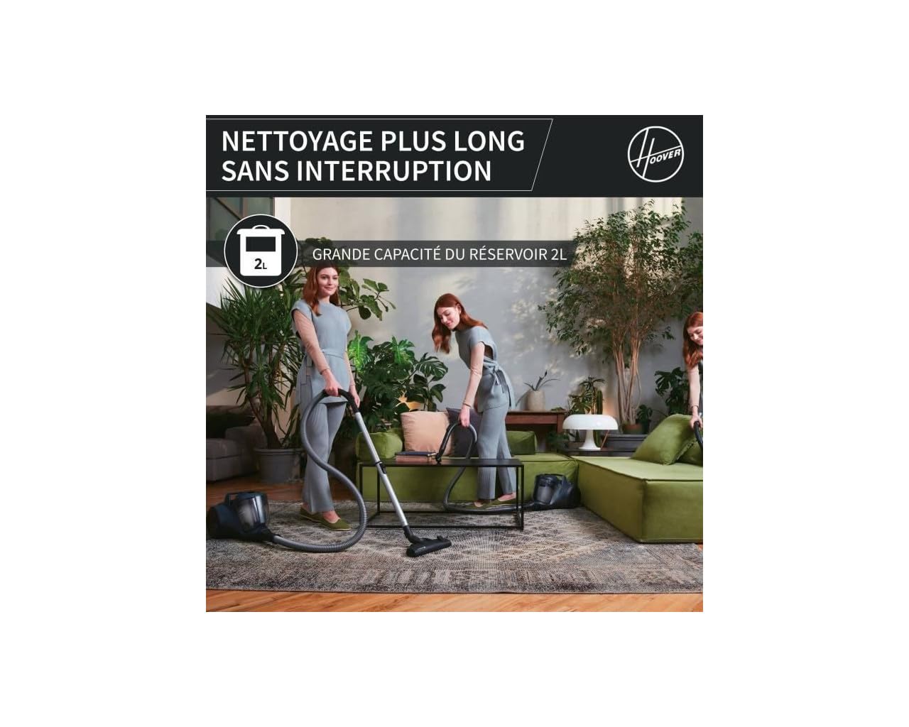 Пилосос Hoover HP110HM 011 Безмішковий Синій, фото №2