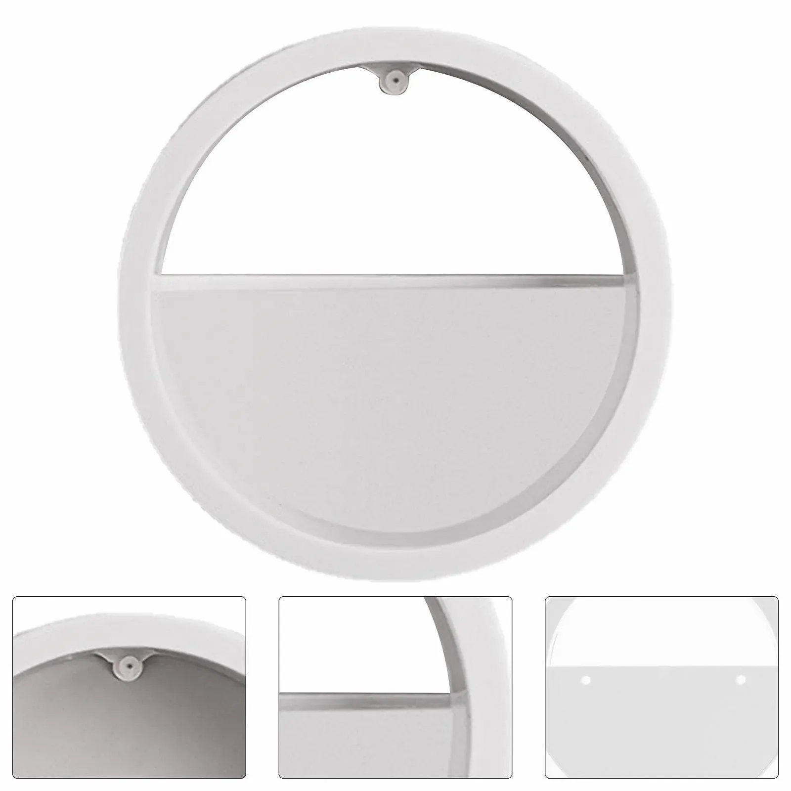 Вазон настінний Round Wall Flower Pot круглий прозорий 1, фото №5