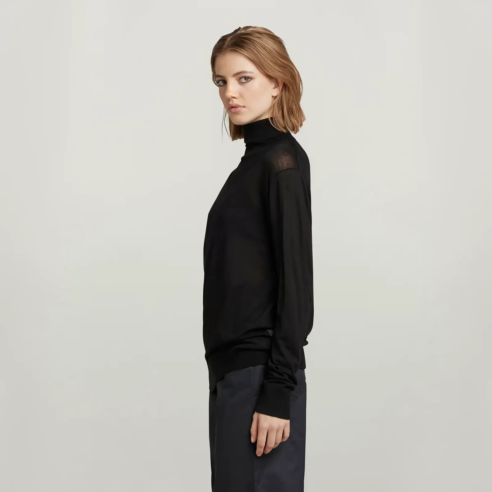 Женский свитер G-Star RAW Core Roll Neck Knitted Sweater - M, фото №2