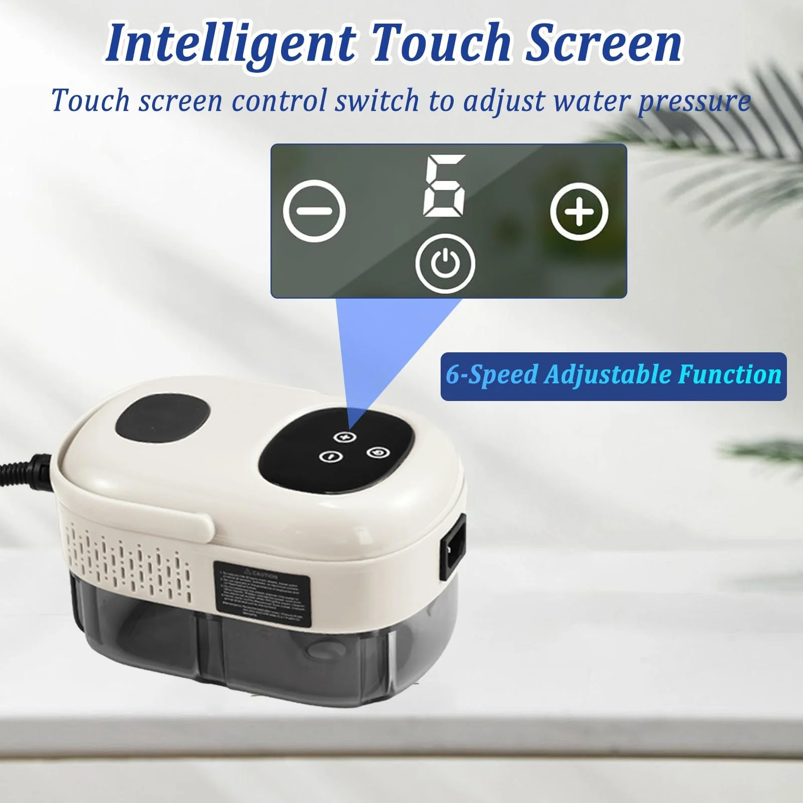 Пароочисник переносний 2500 W 1000 ml 3 щітки, фото №3