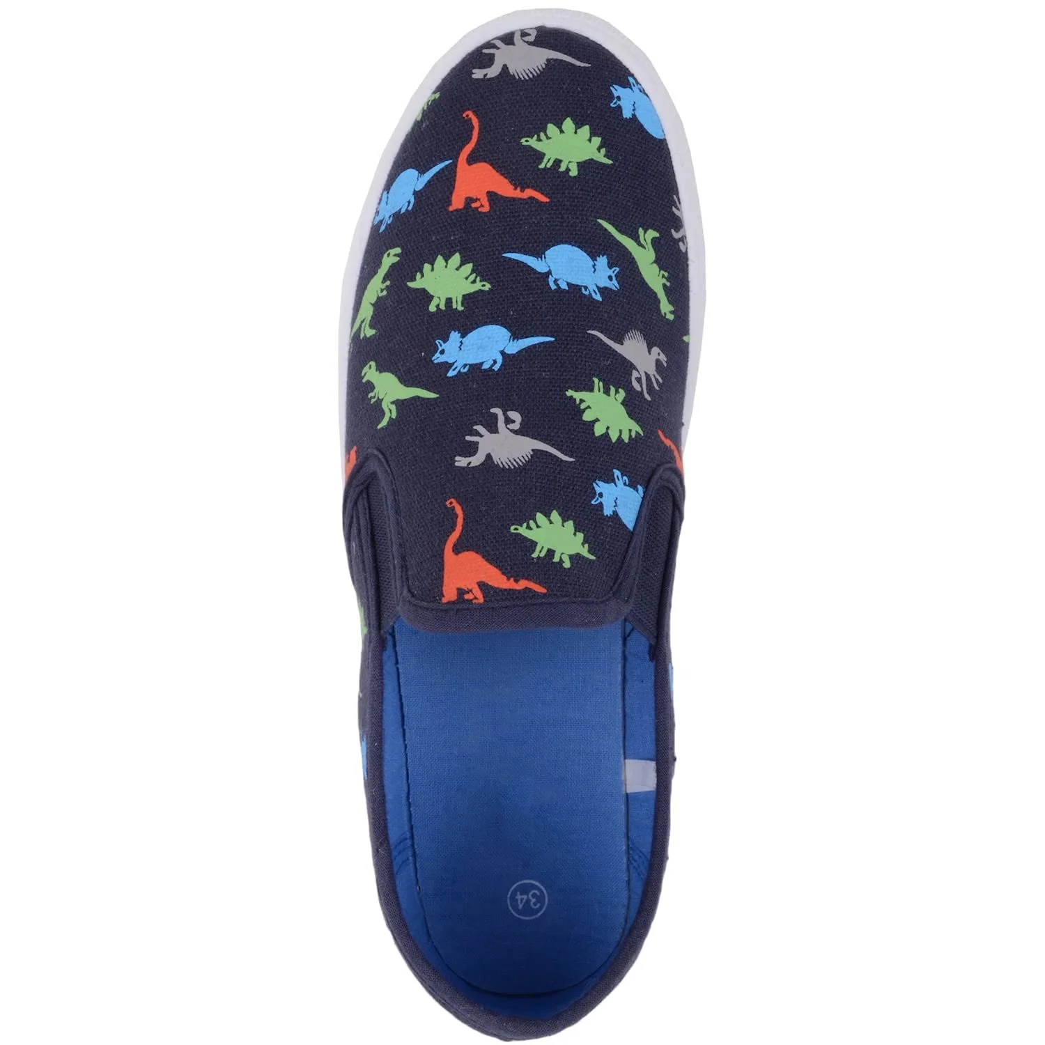 Детские слипоны для мальчиков Летние парусиновые туфли-слипоны с динозаврами, фото №6
