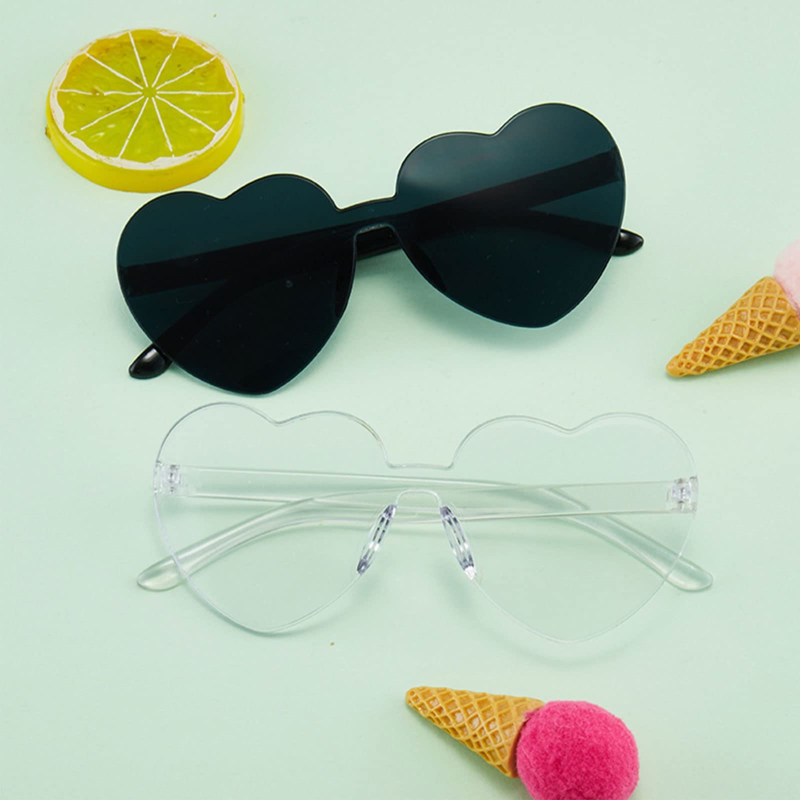 Сонцезахисні Окуляри Серце Leonshco Чорний, фото №7