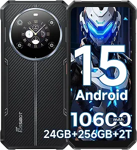 Смартфон FOSSiBOT F109S 24GB + 256GB 10600 мАч 6.75" FHD+ 1.32" 50 Мп IP68/IP69K Blue Dual Screen - Фото 1
