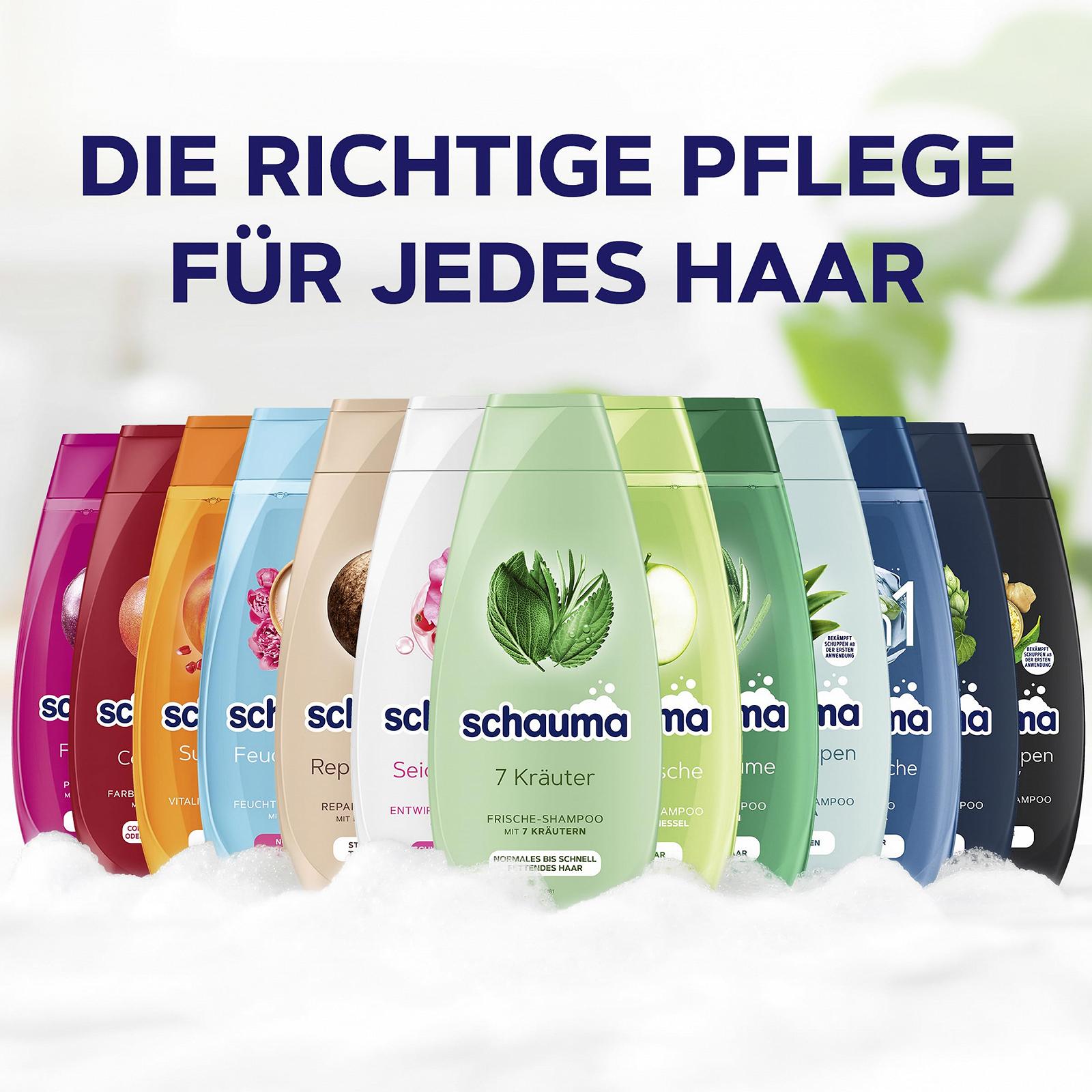 Шампунь Schwarzkopf Schauma Colour Protection Colour Shine (10 x 400 мл) с экстрактом граната, фото №4