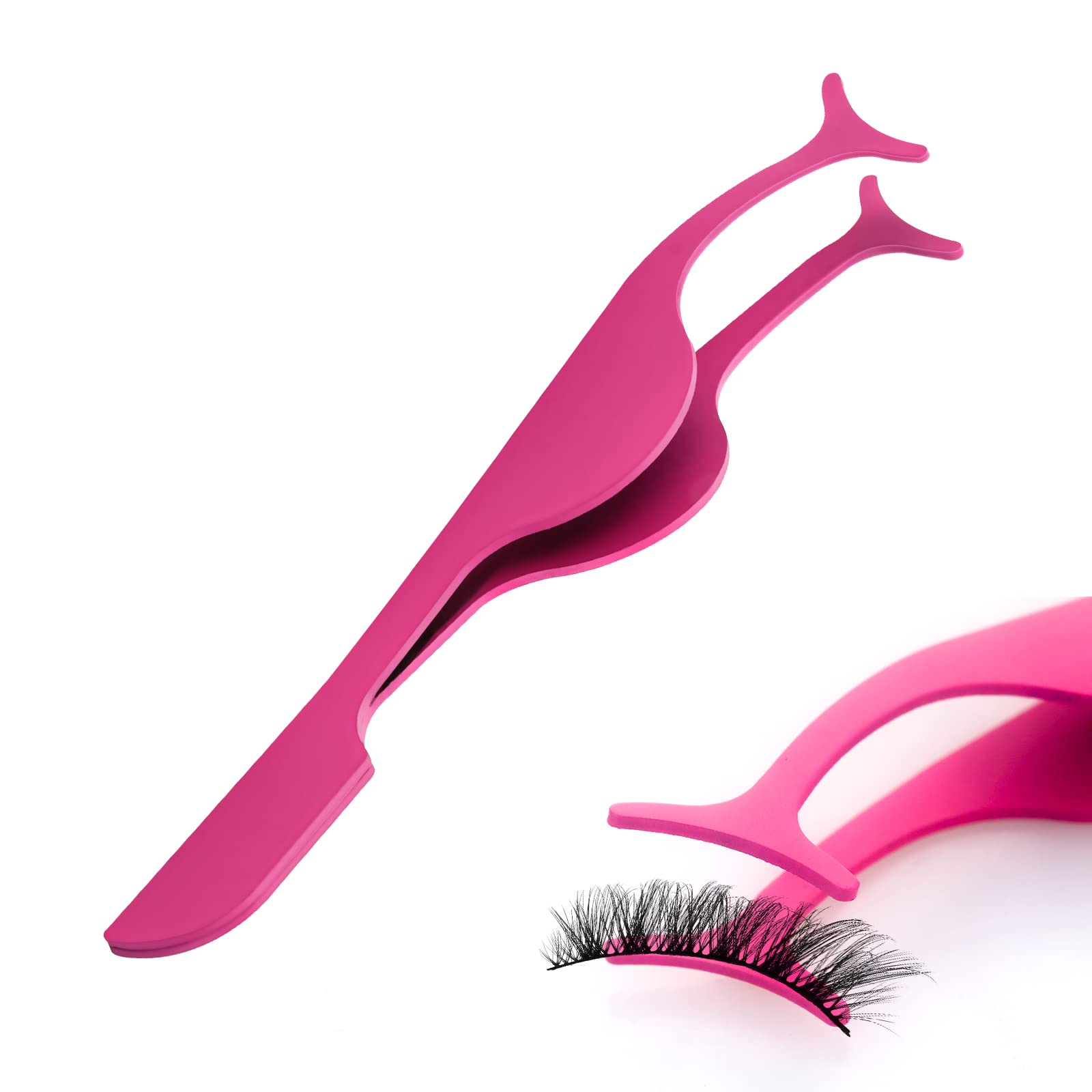 Пінцет Sibba Eyelash Applicator Stainless Steel Curved Tip Fishtail False Eyelash Extension Eyelash Separator Eye Makeup Beauty Tool, фото №2