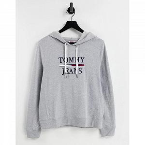 Худи Tommy Hilfiger Logo серая - Фото 1