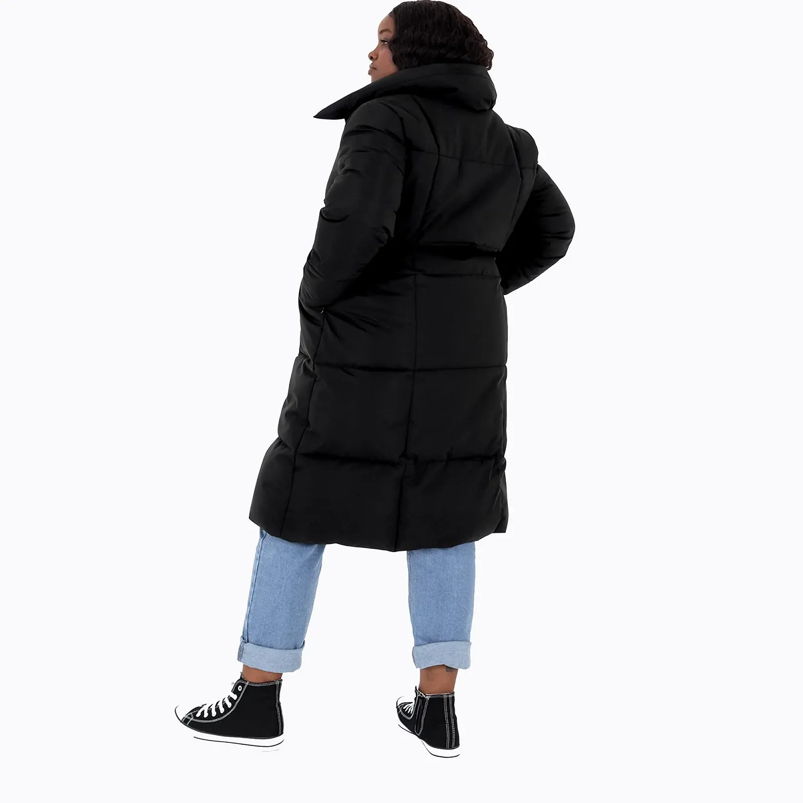 Жіноча Куртка Lovedrobe стьобана з поясом, фото №6 Жіноча Куртка Lovedrobe стьобана з поясом, фото №6