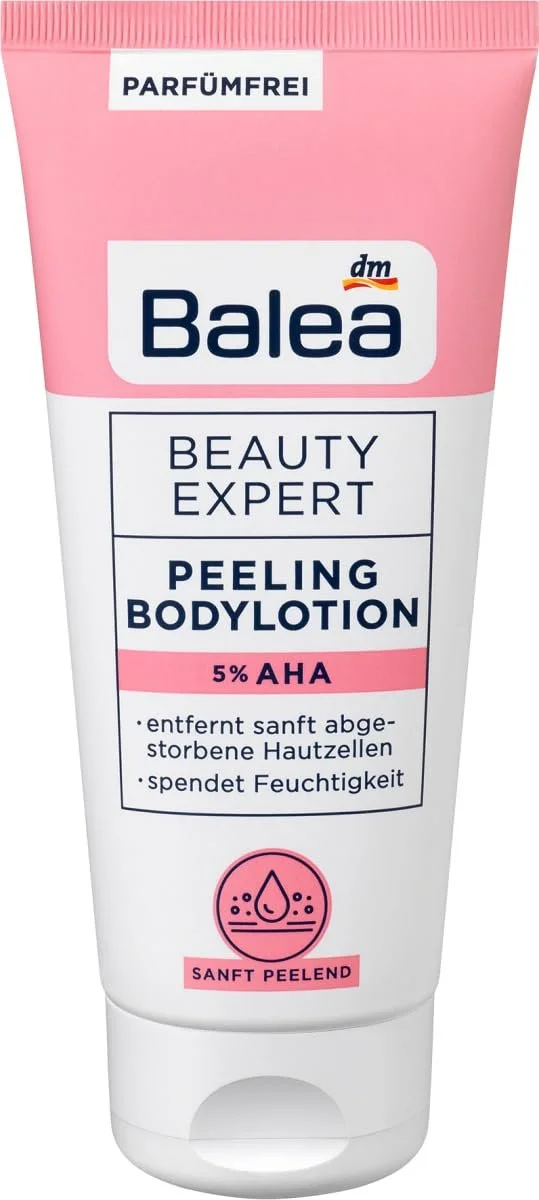Лосьйон для тіла Balea Beauty Expert Відлущуючий з 5% AHA 200 мл, фото №1 Лосьйон для тіла Balea Beauty Expert Відлущуючий з 5% AHA 200 мл, фото №1