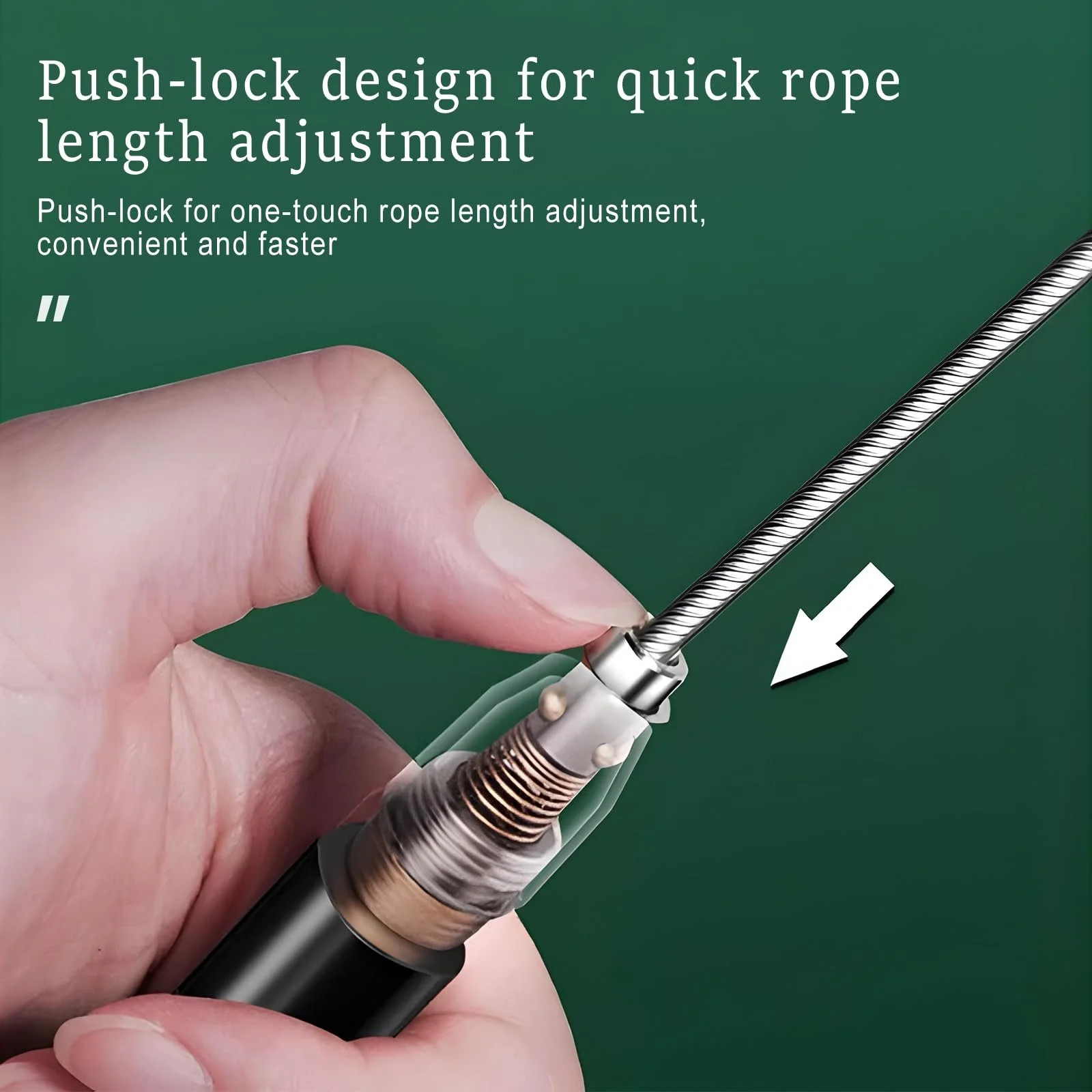 Скакалка швидкісна Speed Rope 2 підшипники Регульована, фото №4 Скакалка швидкісна Speed Rope 2 підшипники Регульована, фото №4