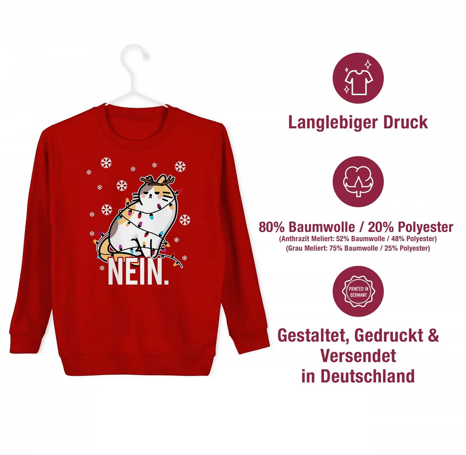 Джемпер Shirtracer Без - Mad Cat Белый, фото №4