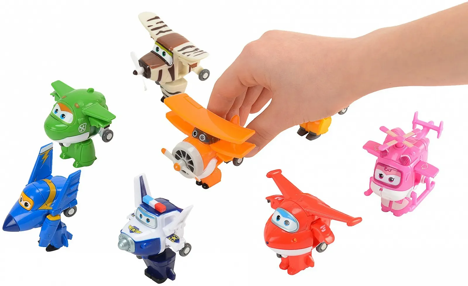 Набор фигурок Супер Крылья Super Wings World Airport Crew 15 шт, фото №2