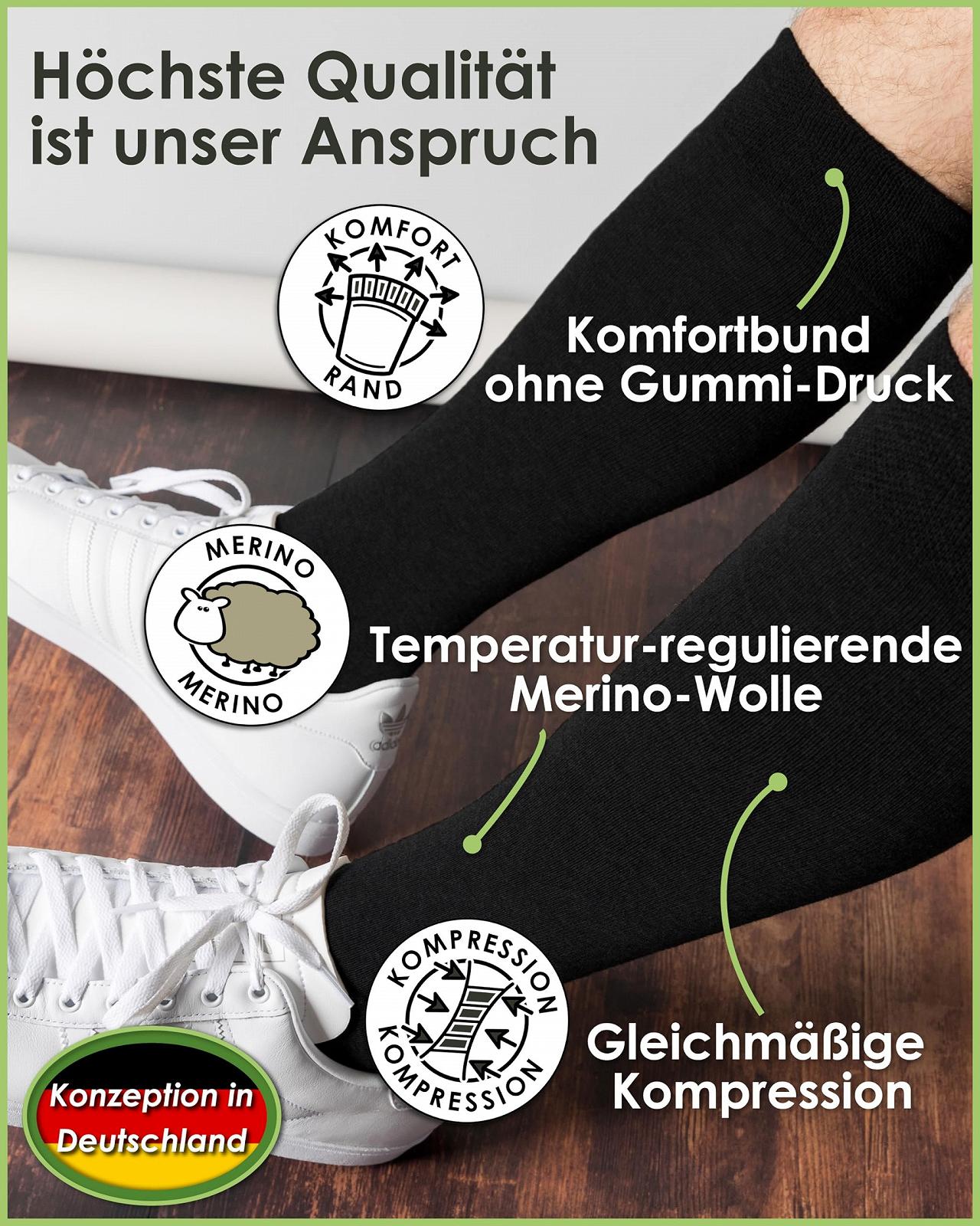 Компрессионные носки 3 пары Merino Support для мужчин и женщин, фото №3 Компрессионные носки 3 пары Merino Support для мужчин и женщин, фото №3