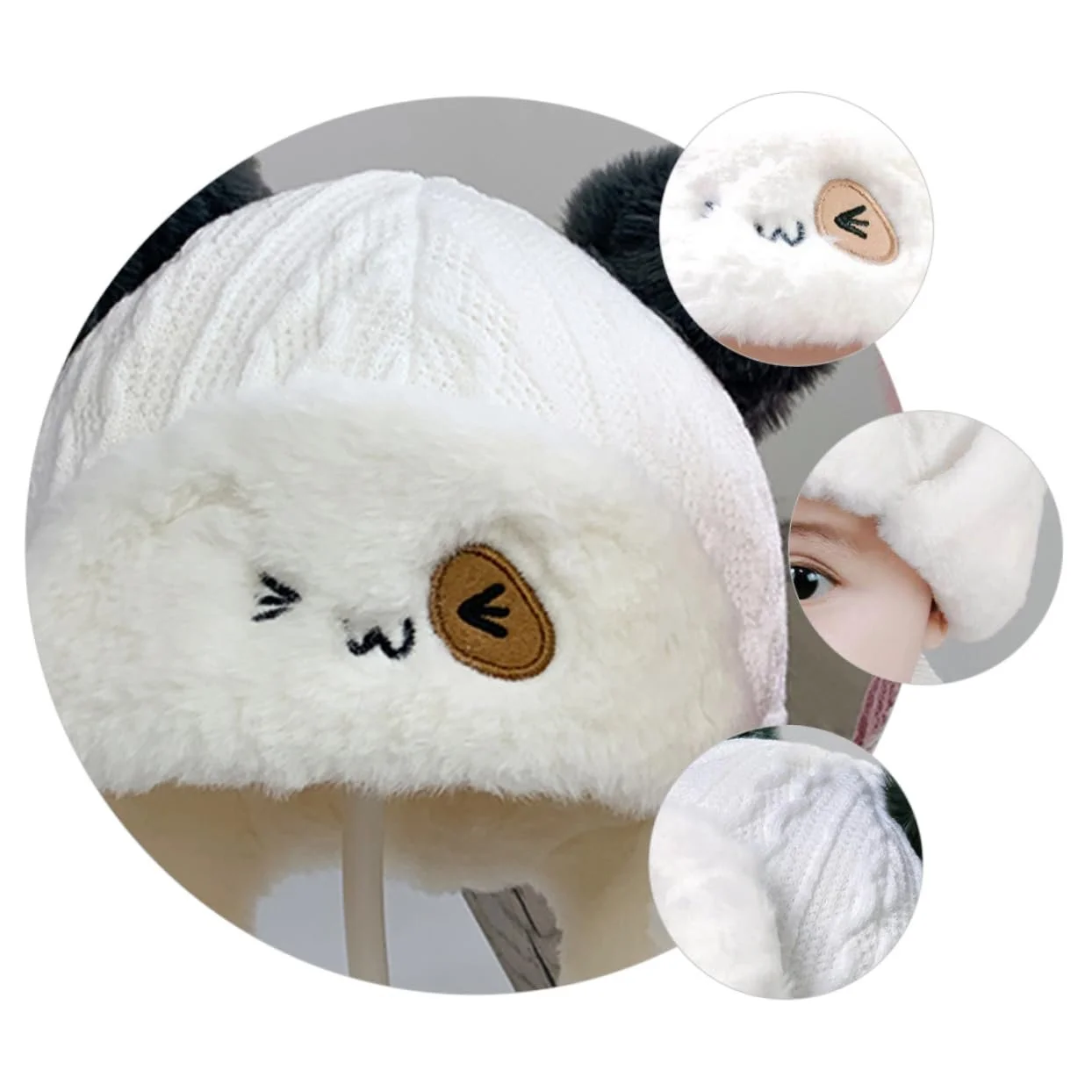 Зимова шапка з вушними клапанами CALLARON, тепла флісова, фото №4 Зимова шапка з вушними клапанами CALLARON, тепла флісова, фото №4